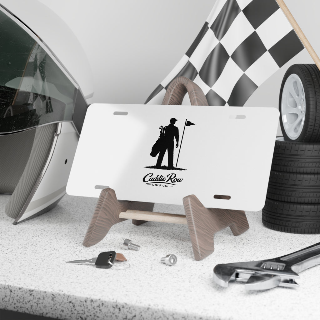 Caddie Row Logo License Plate