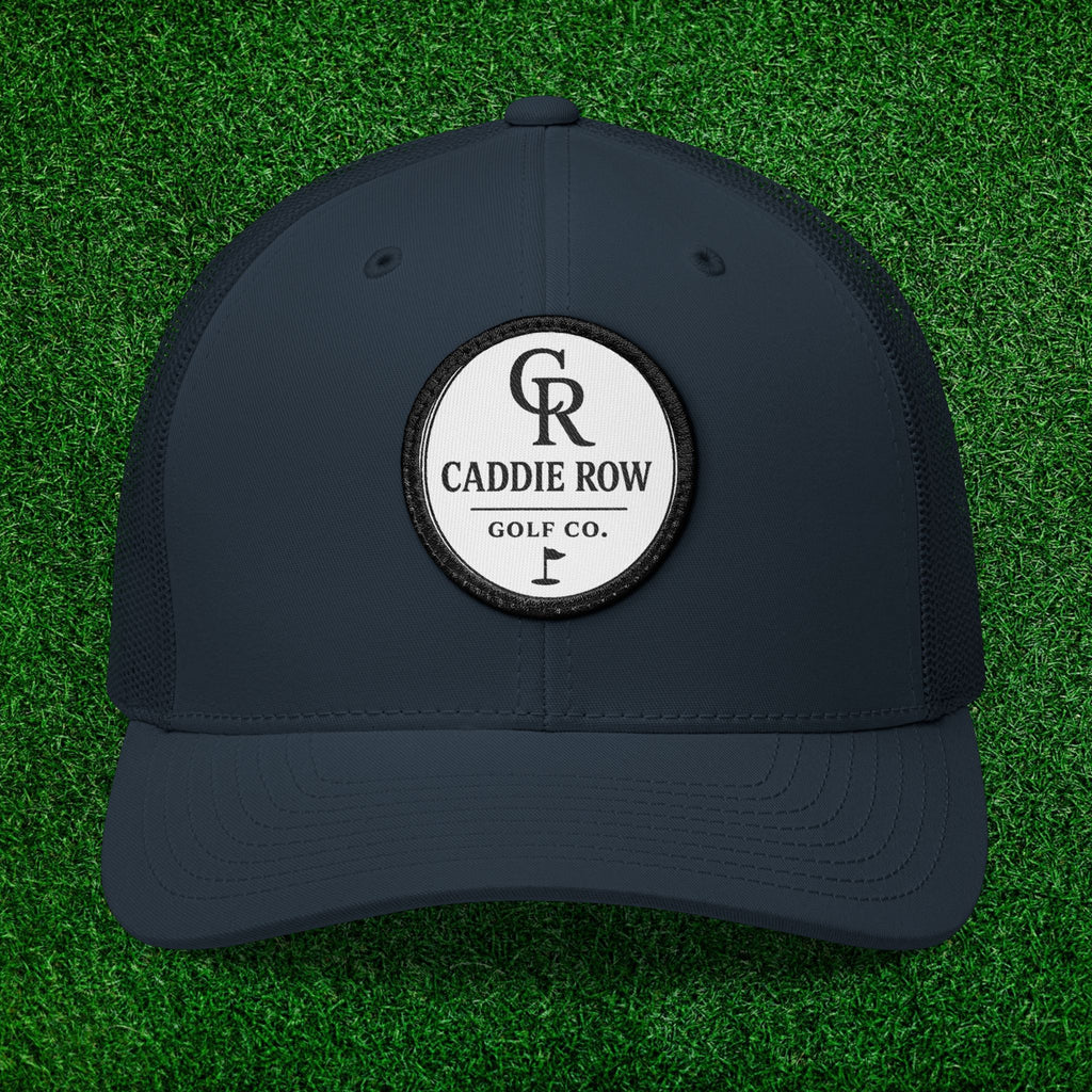 Caddie Row Embroidered Patch Trucker Hat