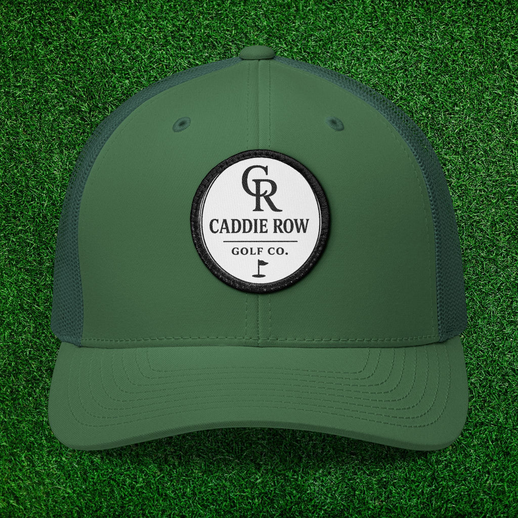 Caddie Row Embroidered Patch Trucker Hat