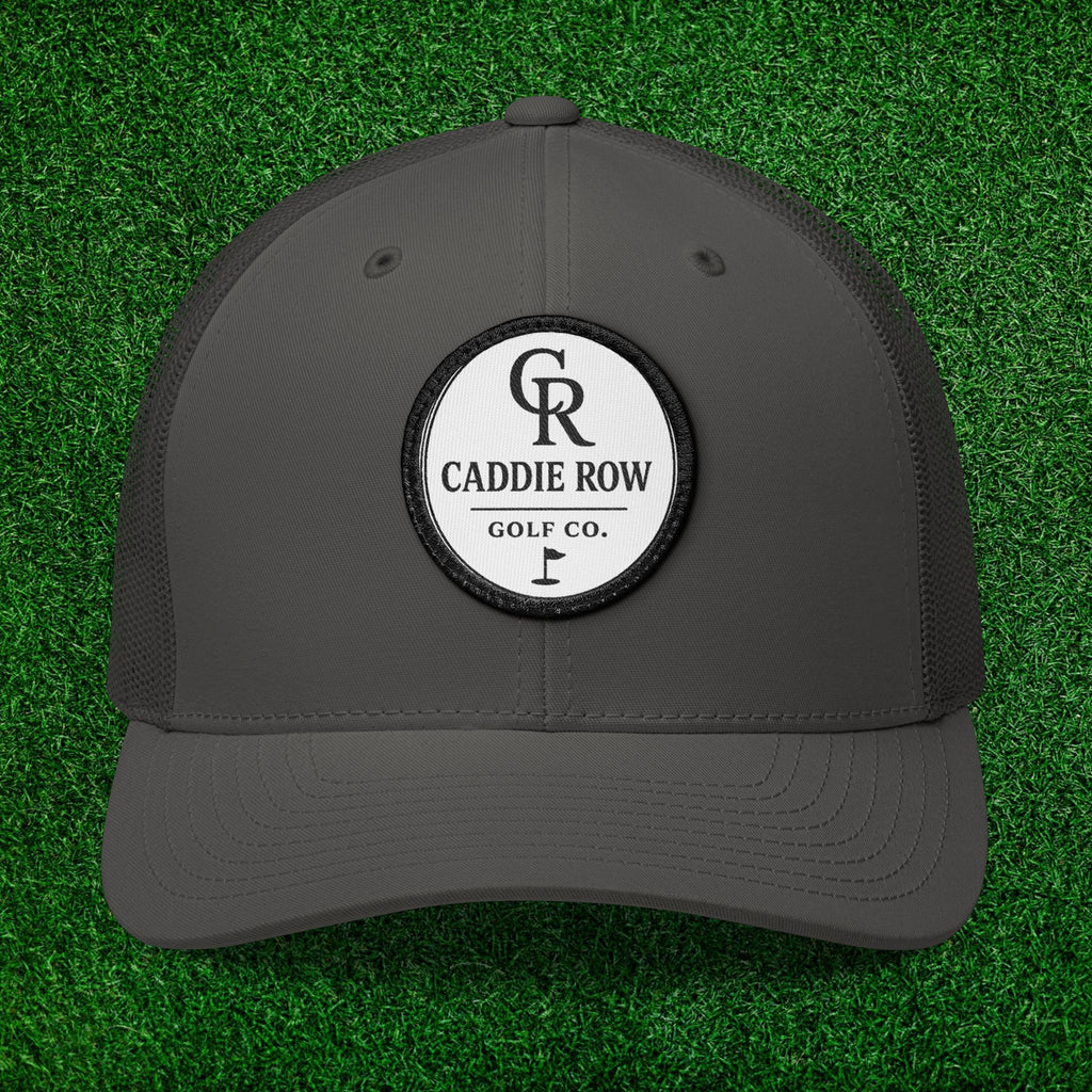 Caddie Row Embroidered Patch Trucker Hat
