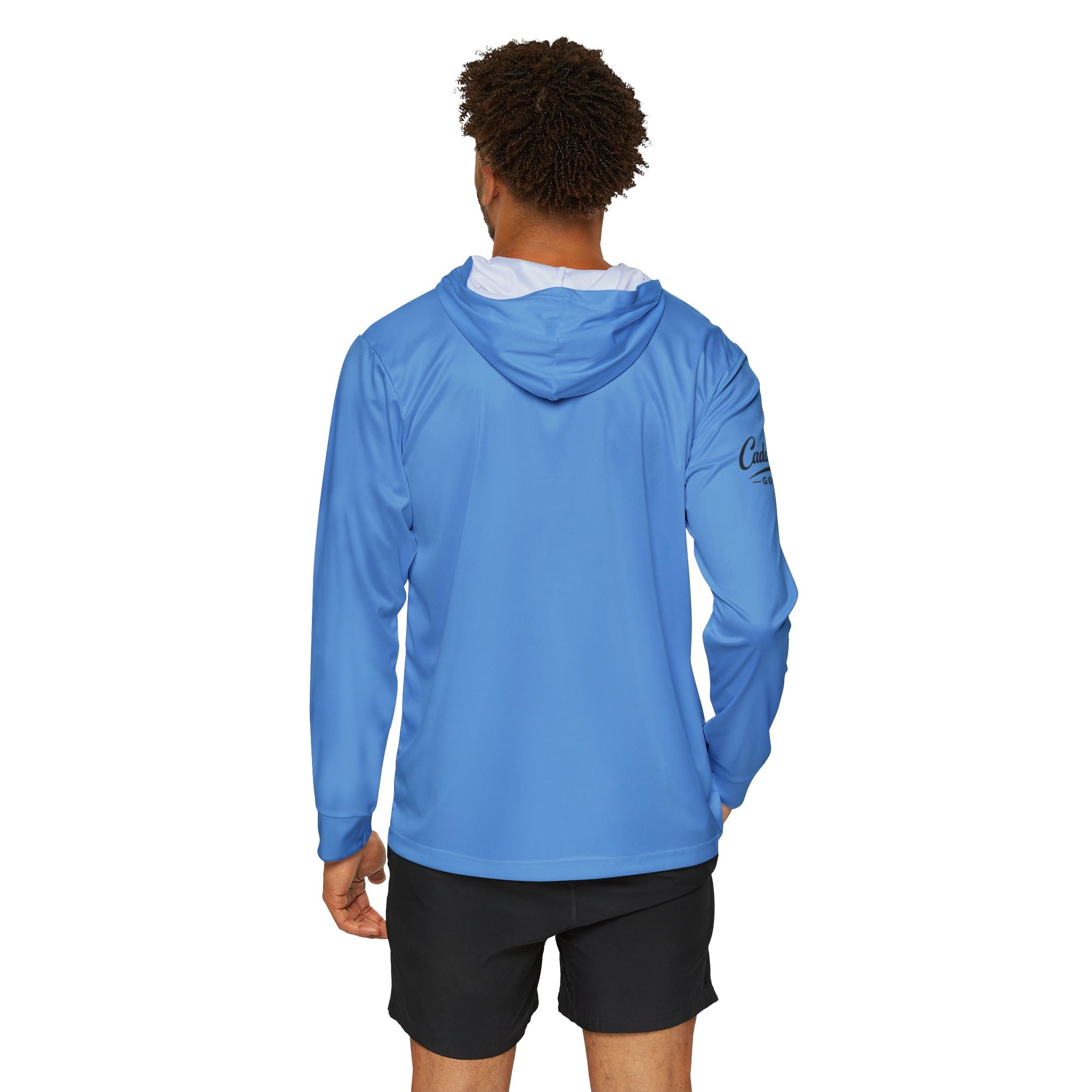 Caddie Row Long Putt Warm-Up Hoodie - Light Blue
