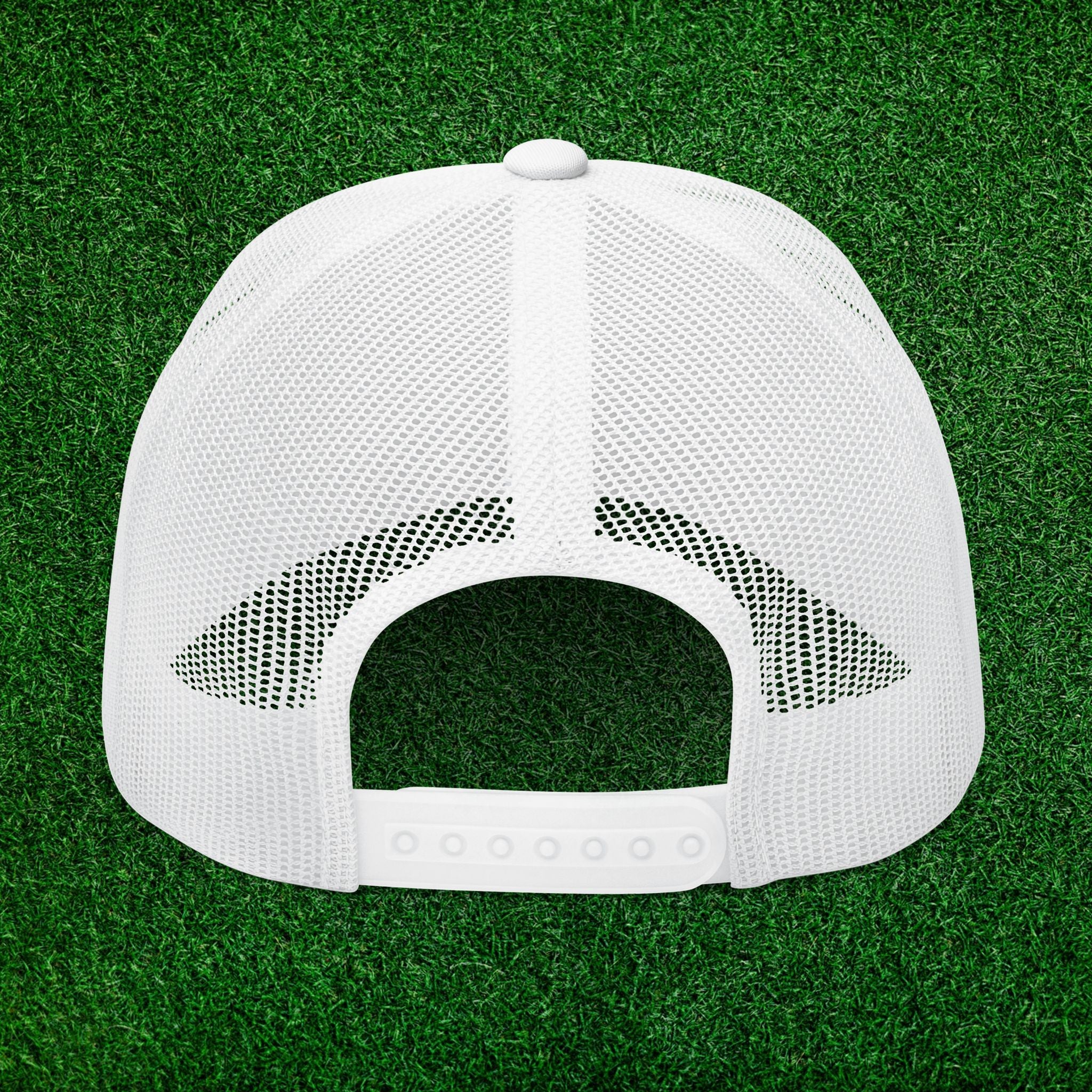 Caddie Row Embroidered Patch Trucker Hat