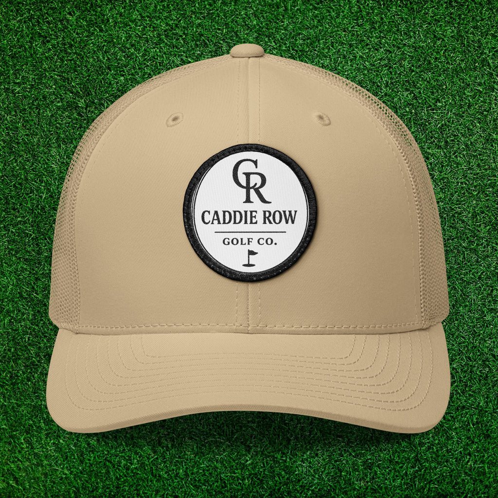 Caddie Row Embroidered Patch Trucker Hat