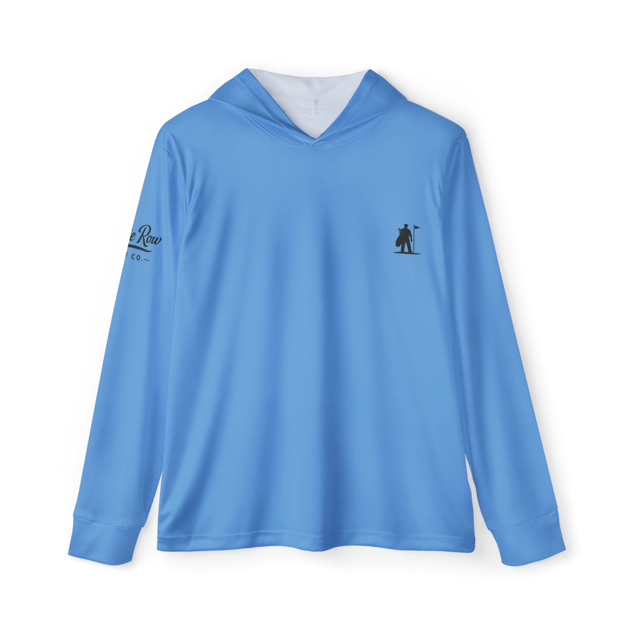 Caddie Row Long Putt Warm-Up Hoodie - Light Blue