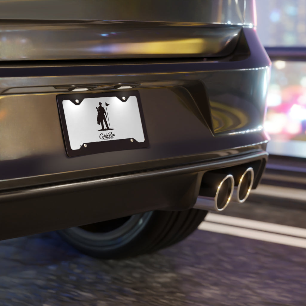 Caddie Row Logo License Plate