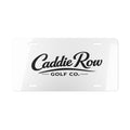 Caddie Row Logo License Plate