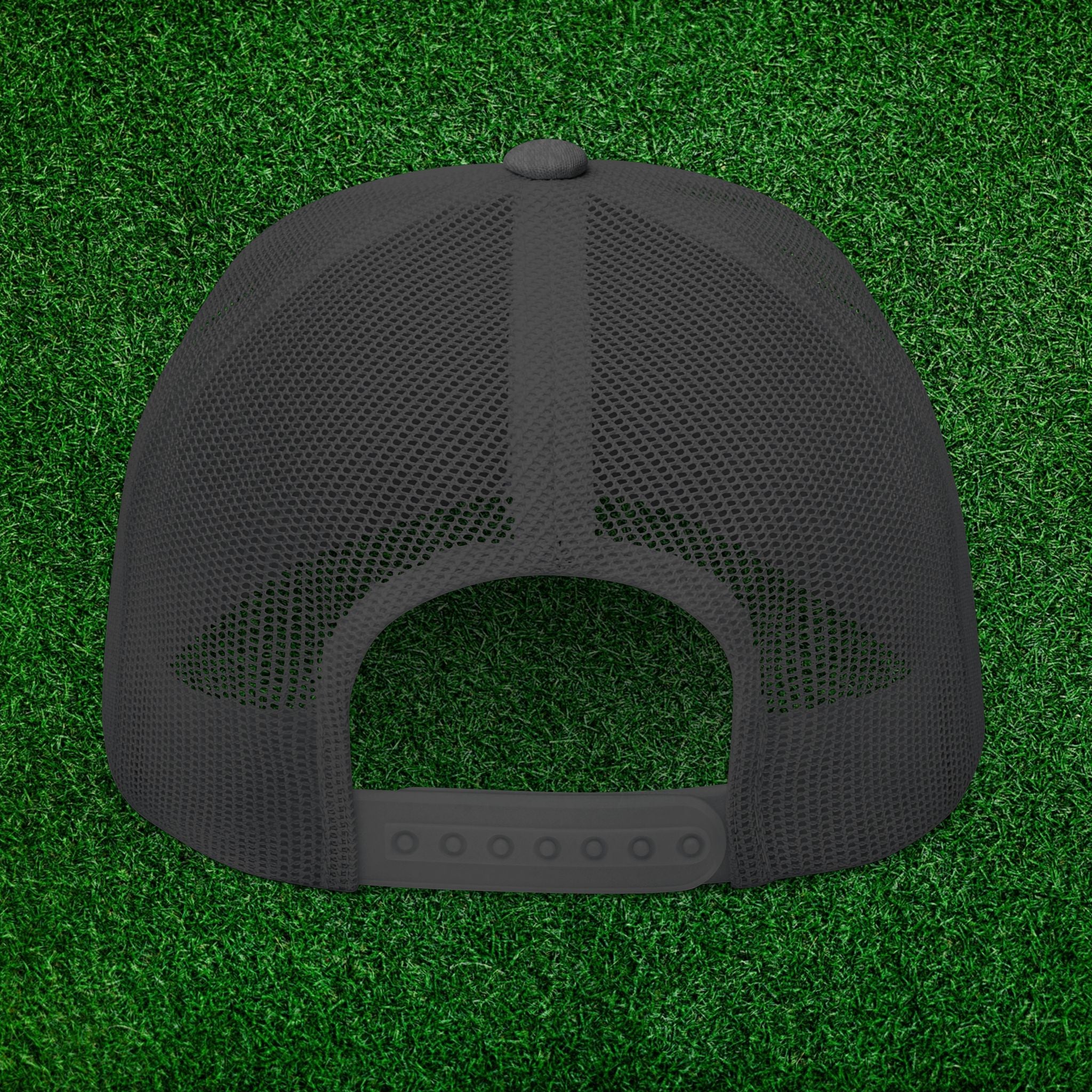 Caddie Row Embroidered Patch Trucker Hat