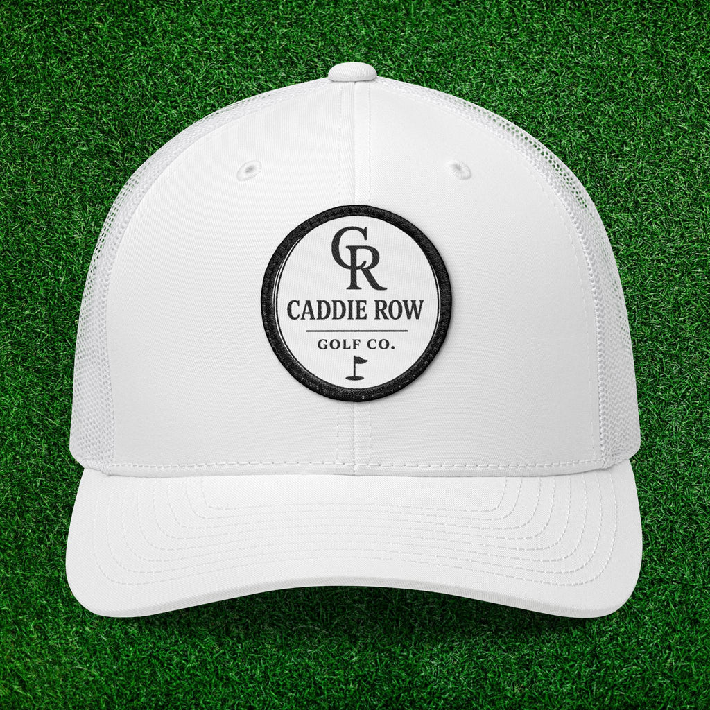 Caddie Row Embroidered Patch Trucker Hat