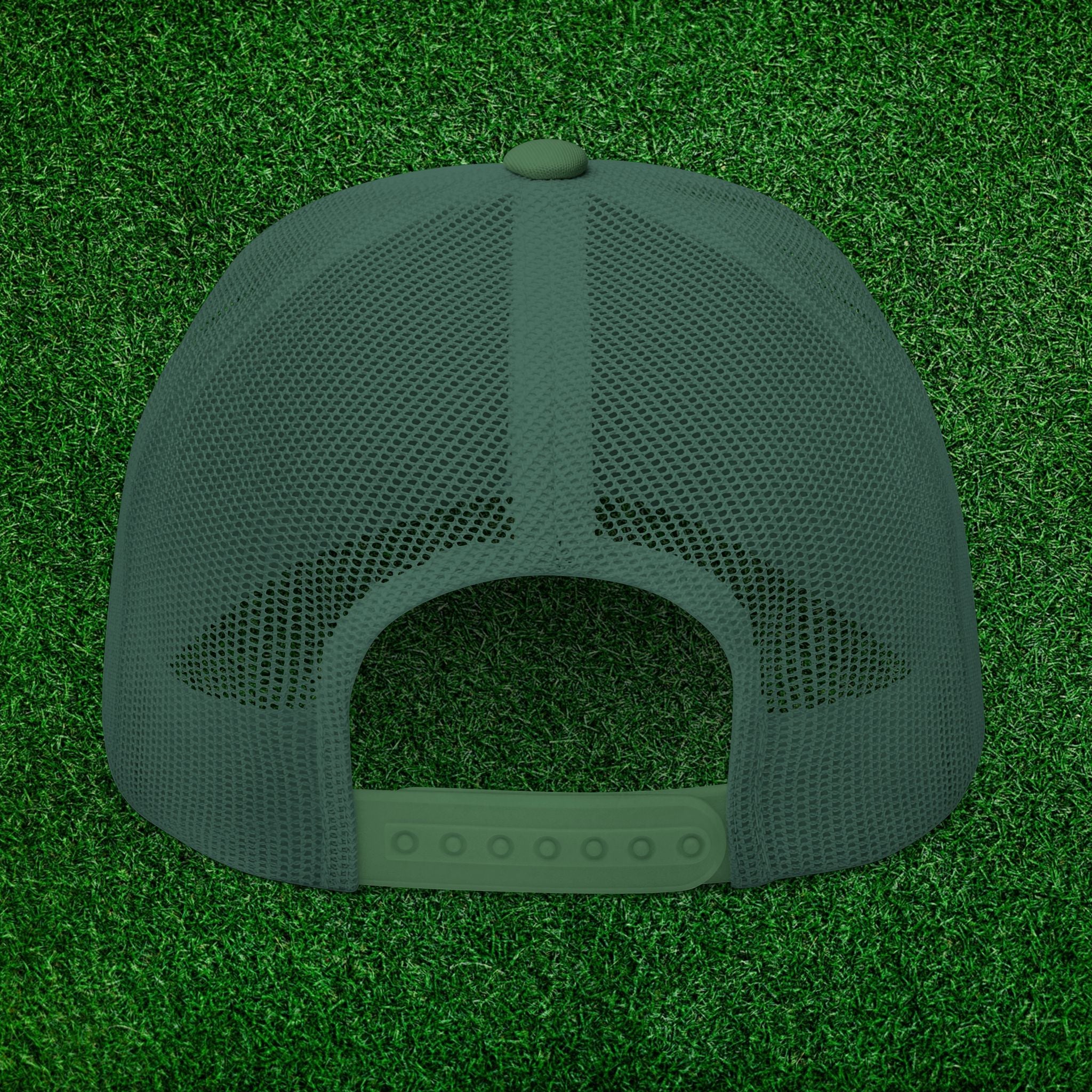 Caddie Row Embroidered Patch Trucker Hat