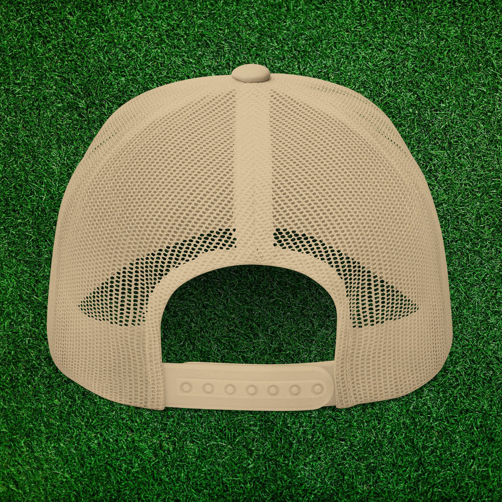 Caddie Row Embroidered Patch Trucker Hat