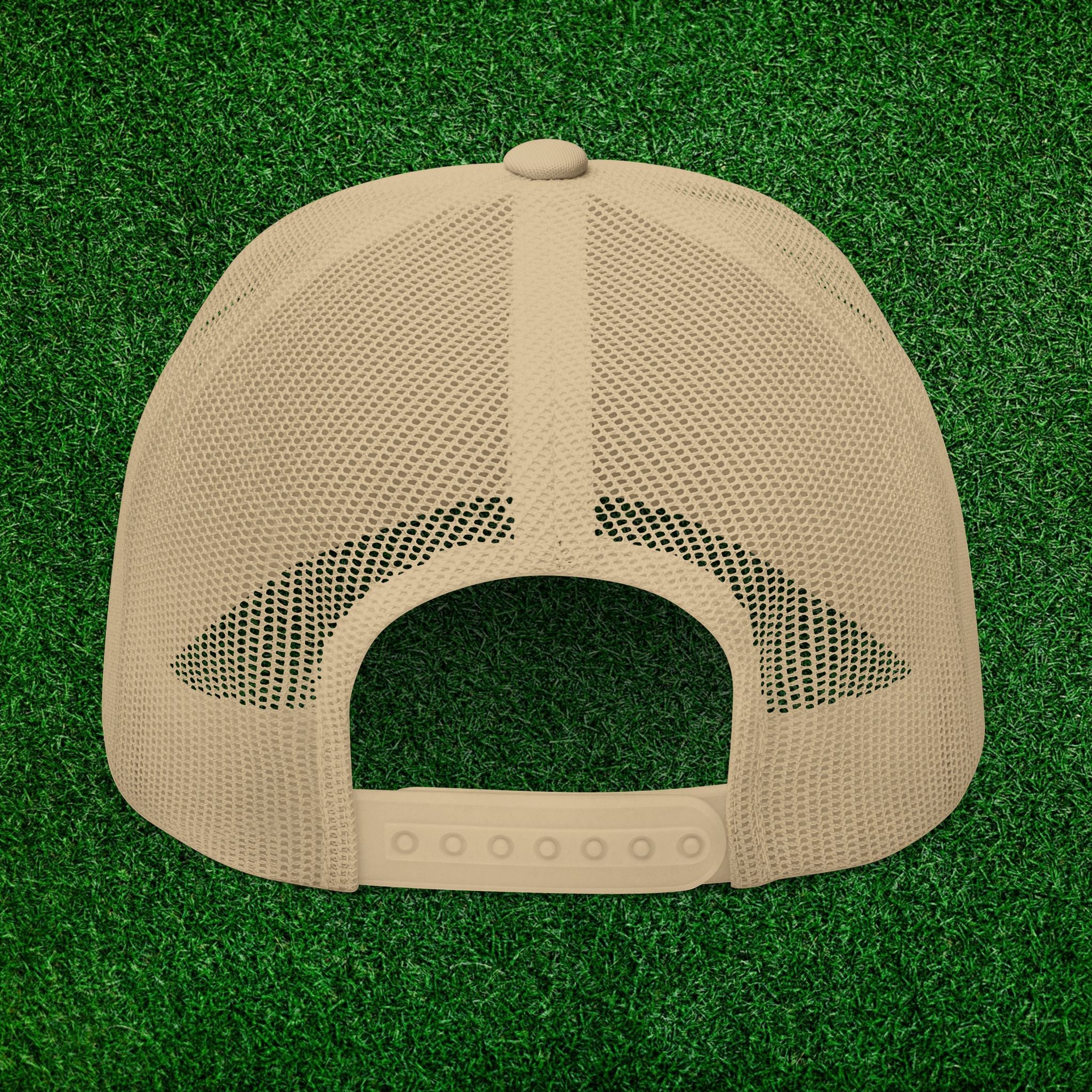Caddie Row Embroidered Patch Trucker Hat