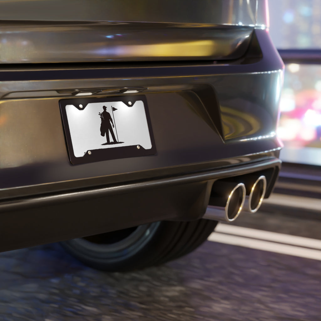 Caddie Row Logo License Plate