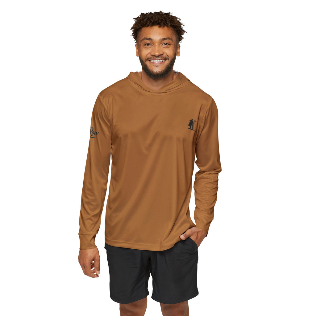 Caddie Row Long Putt Warm-Up Hoodie - Light Brown
