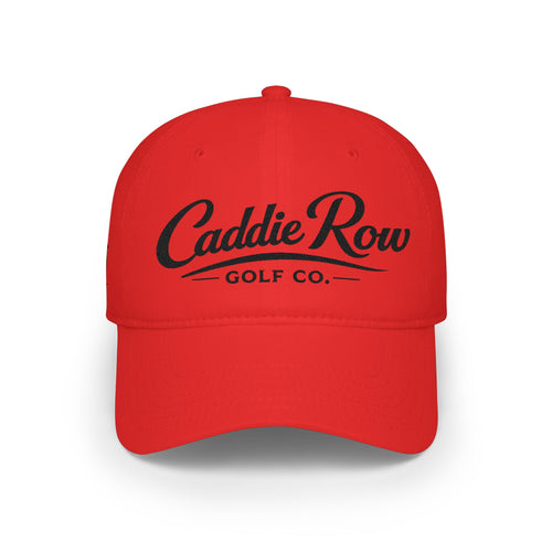Caddie Row Golf Co. Low Profile Golf Cap — 'Walk the Row' Golf Hat