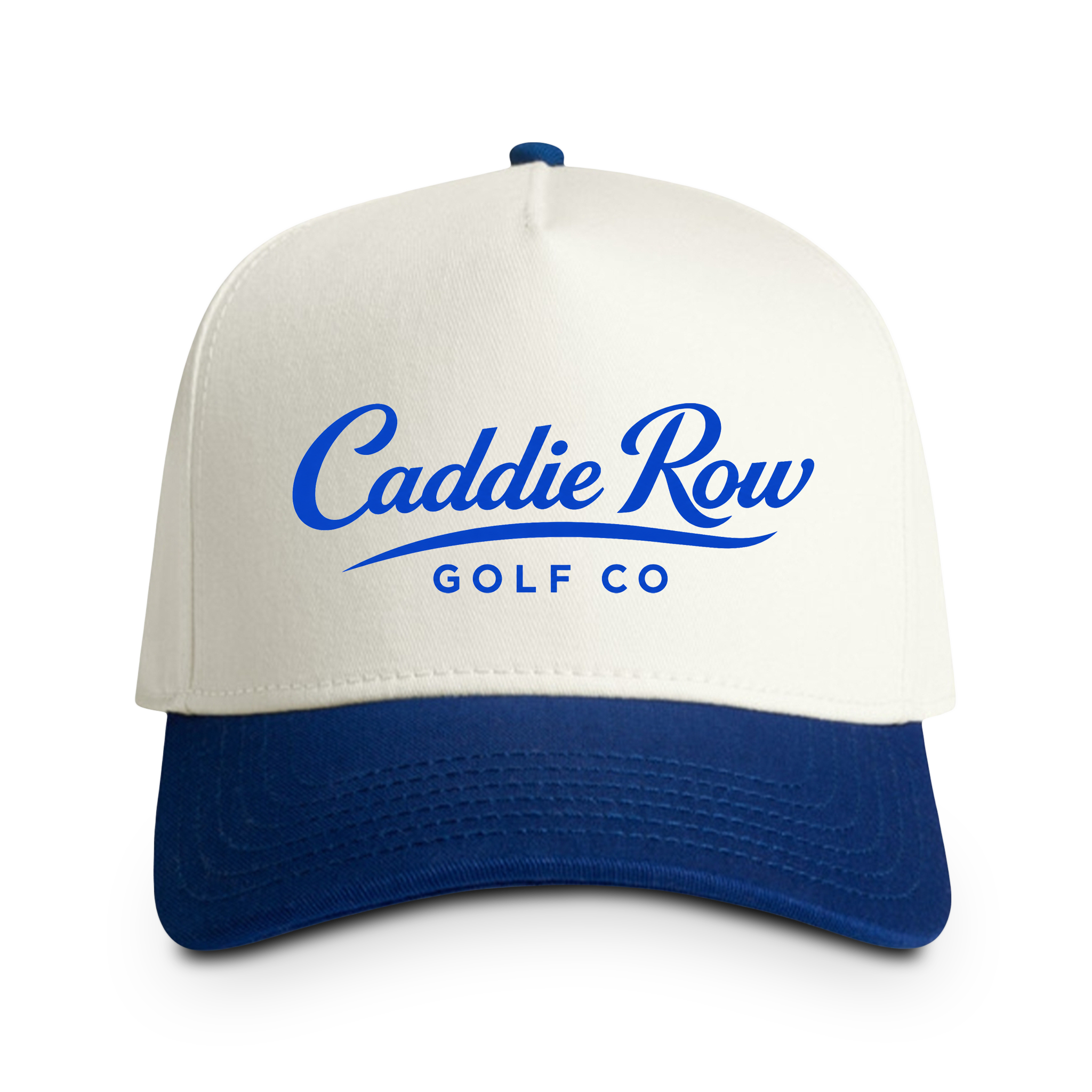 Caddie Row Two-Tone Golf Cap - Royal Blue