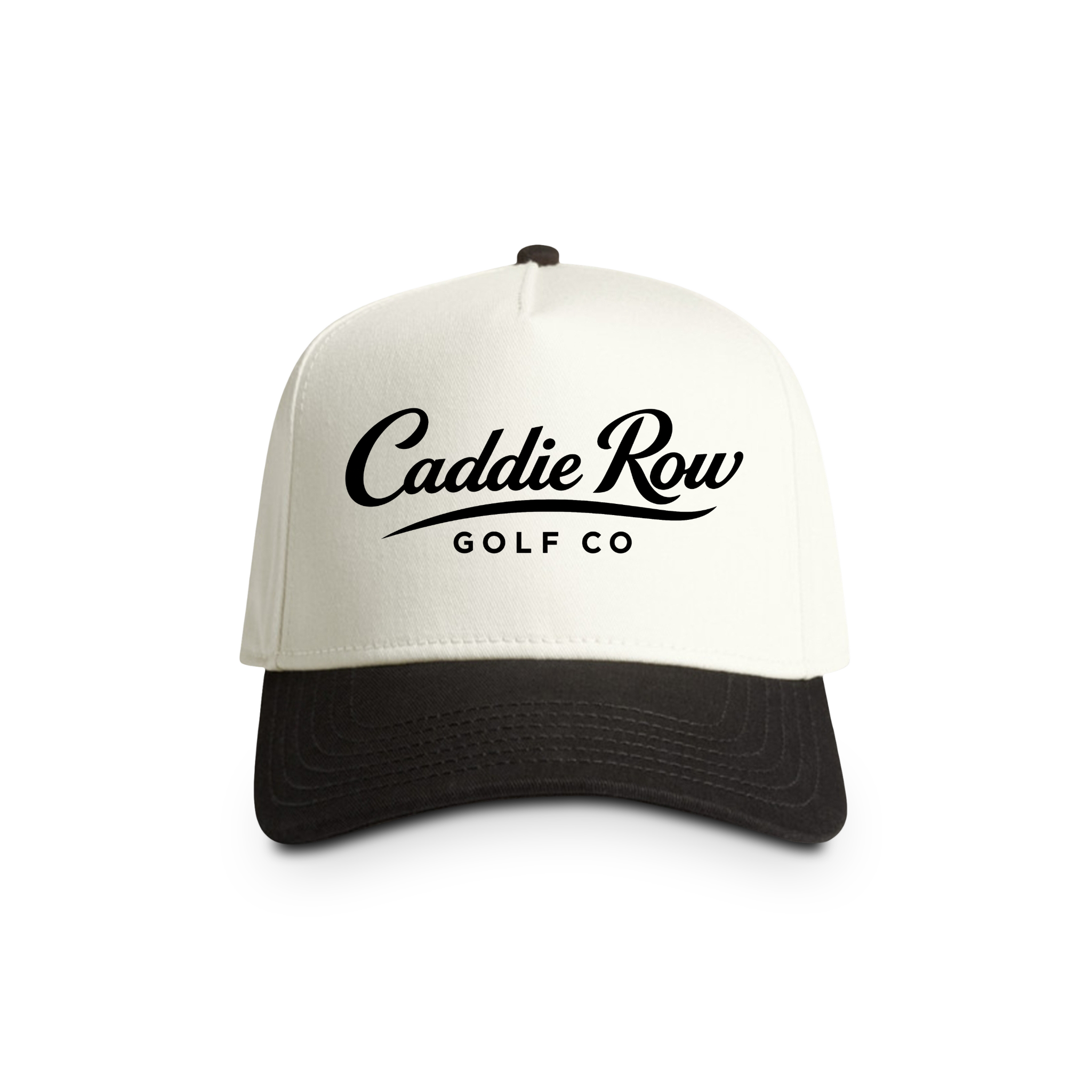 Caddie Row Two-Tone Golf Cap - Coal