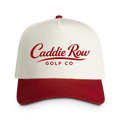 Caddie Row Two-Tone Golf Cap - Cardinal Red