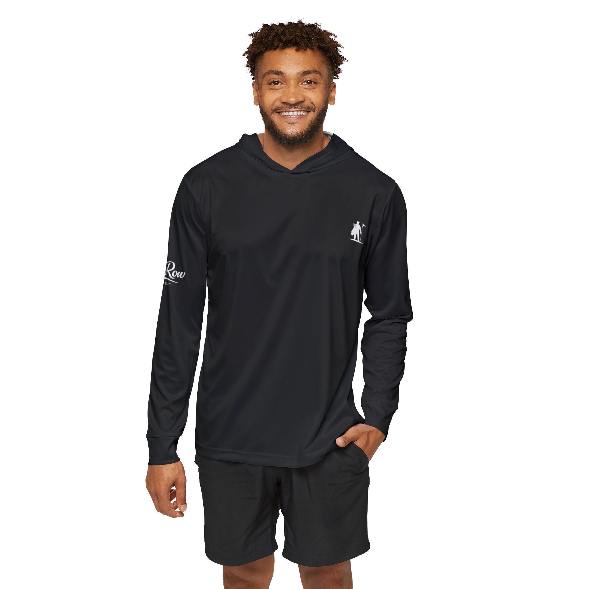 Caddie Row Long Putt Warm-Up Hoodie - Black