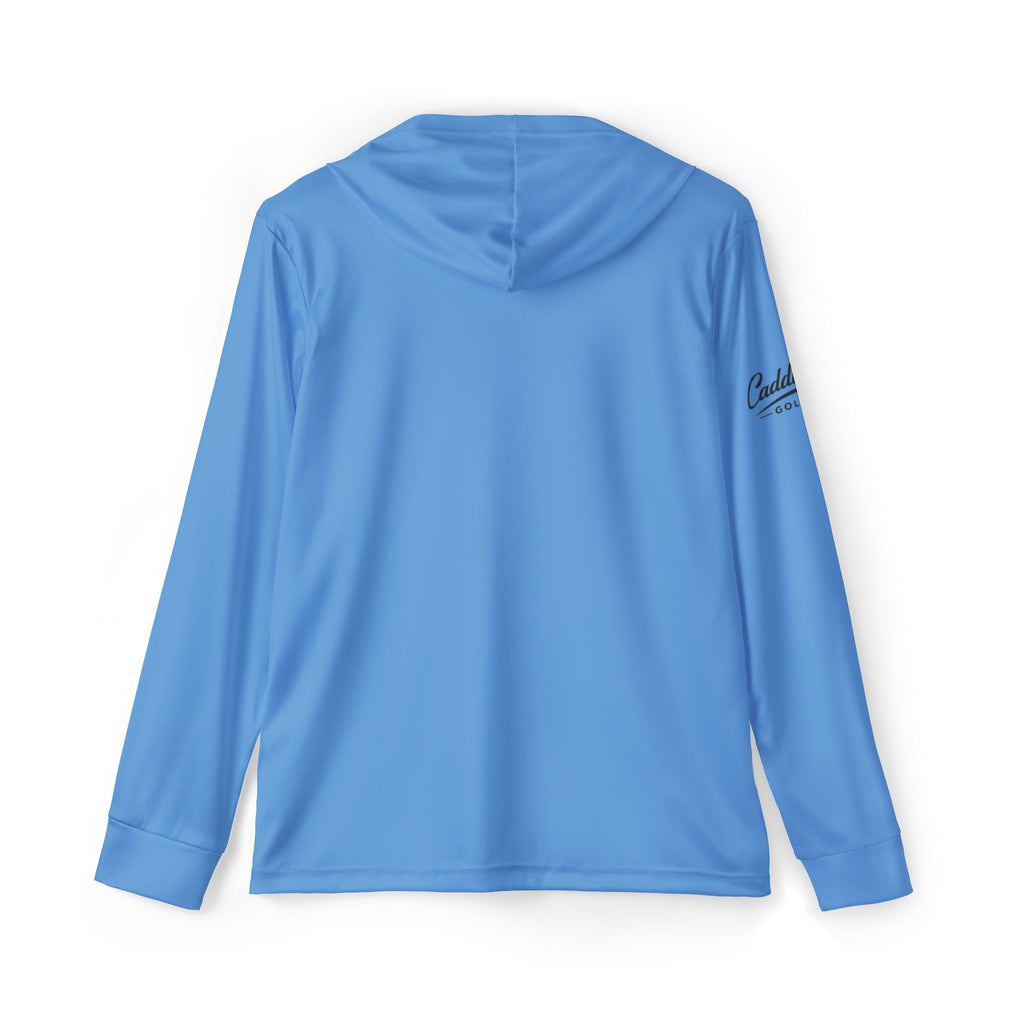 Caddie Row Long Putt Warm-Up Hoodie - Light Blue