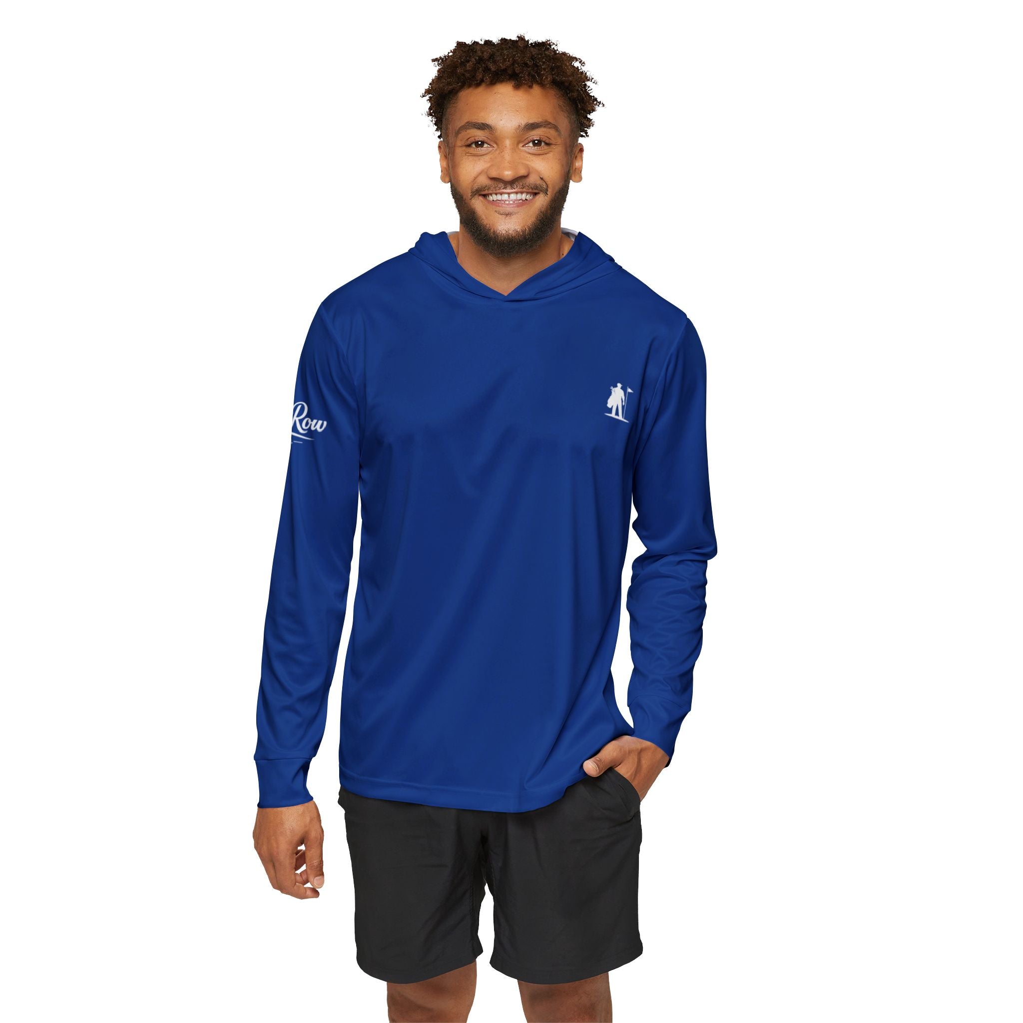 Caddie Row Long Putt Warm-Up Hoodie - Dark Blue