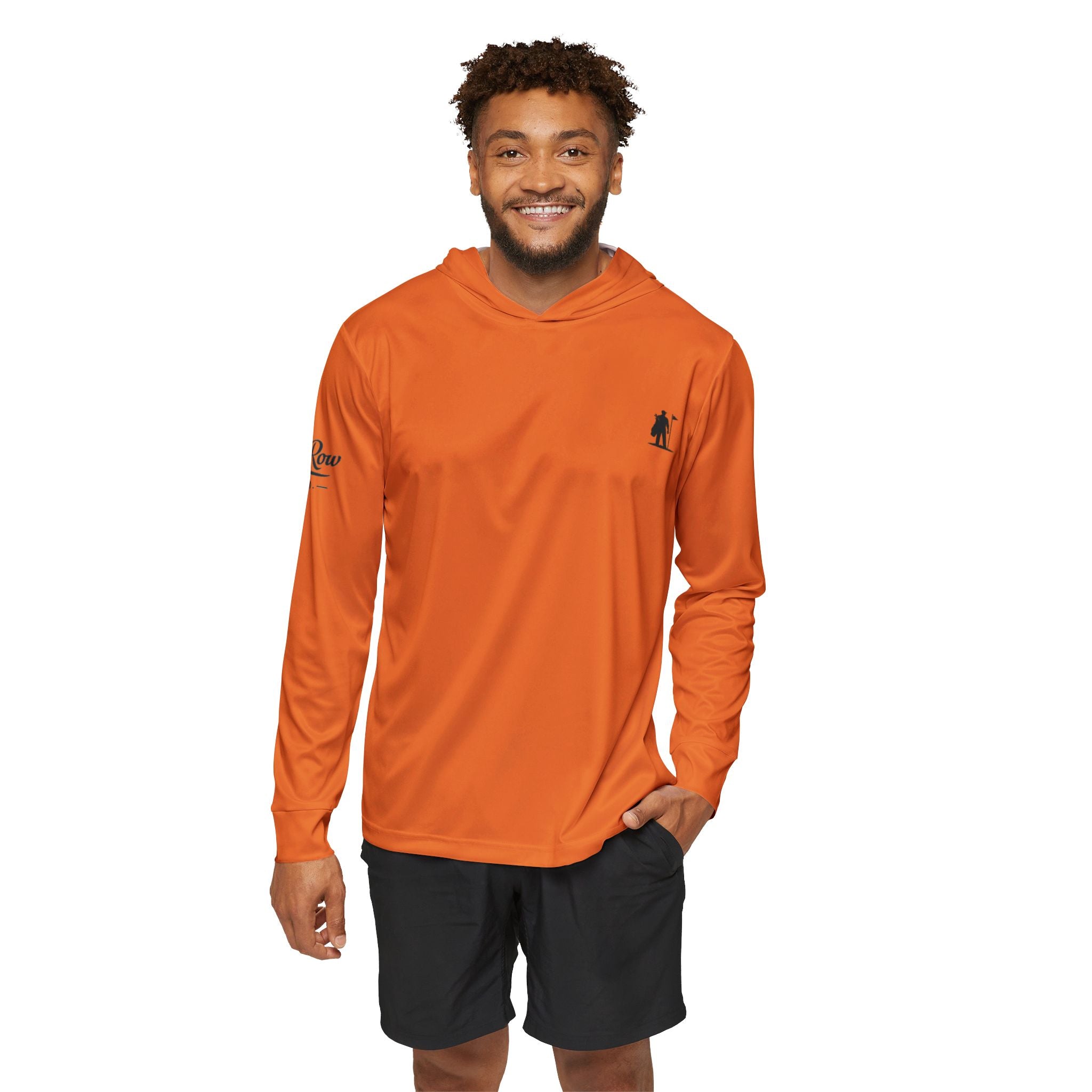 Caddie Row Long Putt Warm-Up Hoodie - Orange