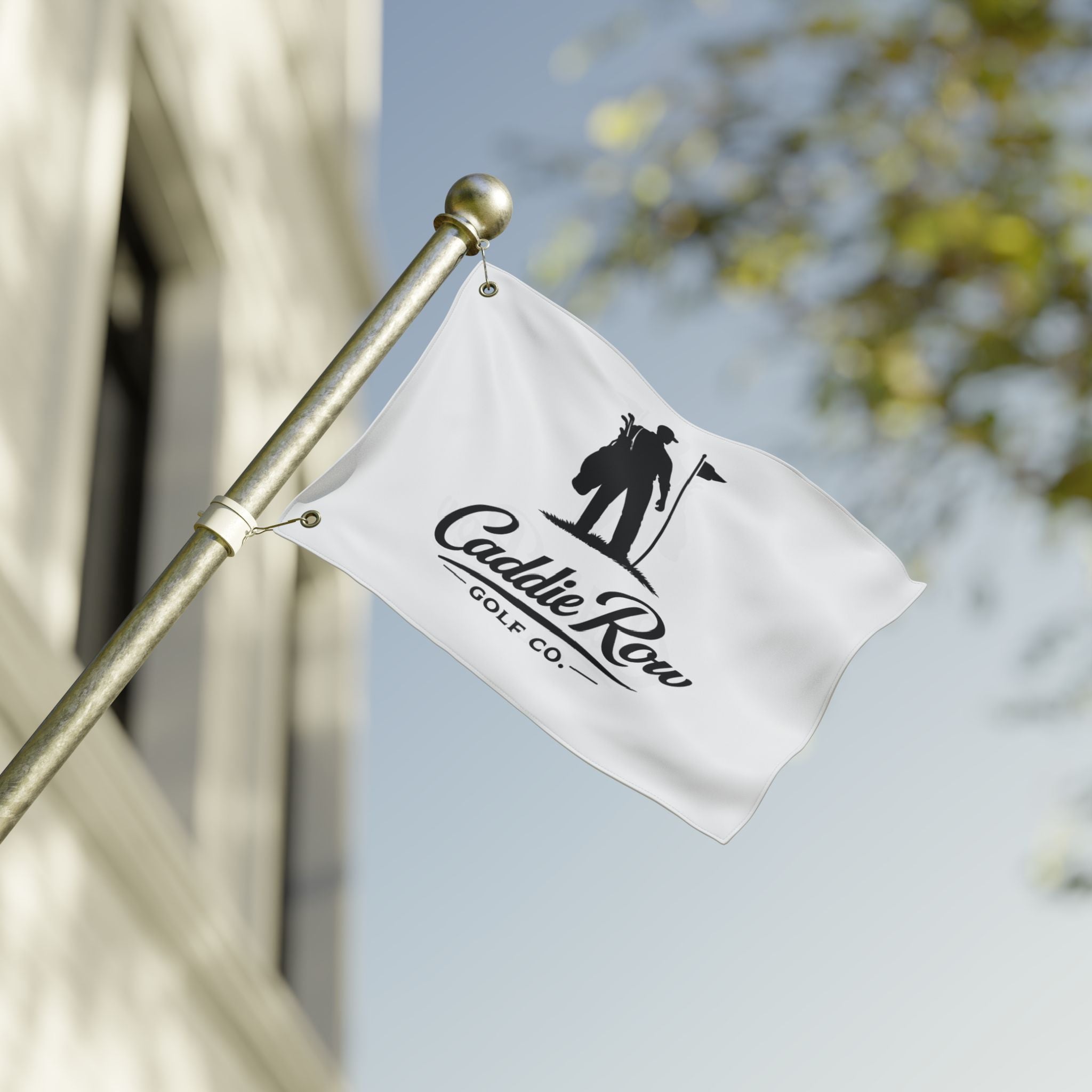 Caddie Row Flag — Double-Sided Outdoor Flag