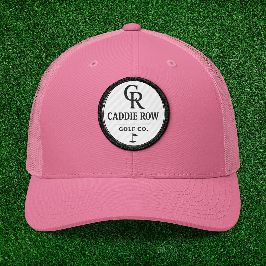 Caddie Row Embroidered Patch Trucker Hat