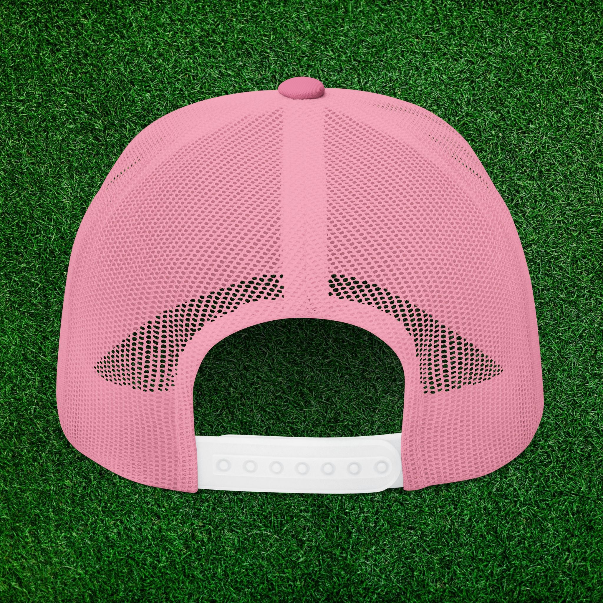 Caddie Row Embroidered Patch Trucker Hat