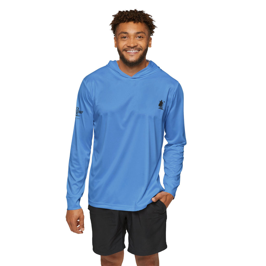 Caddie Row Long Putt Warm-Up Hoodie - Light Blue