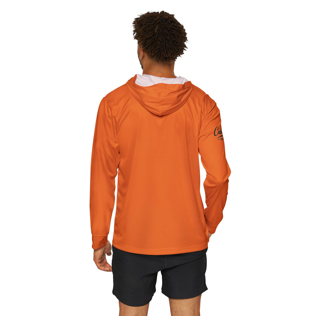 Caddie Row Long Putt Warm-Up Hoodie - Orange