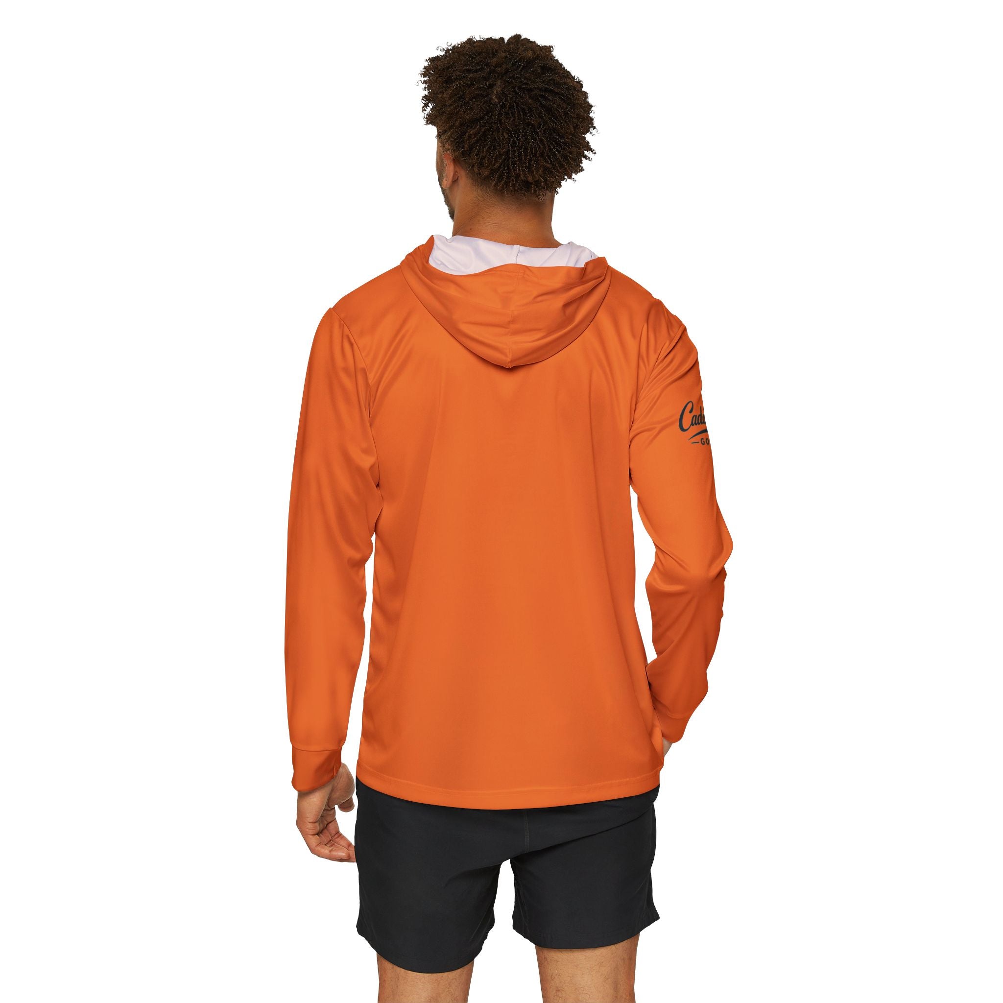 Caddie Row Long Putt Warm-Up Hoodie - Orange