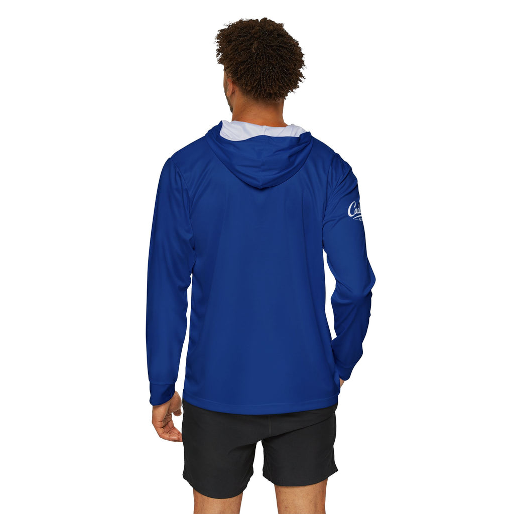 Caddie Row Long Putt Warm-Up Hoodie - Dark Blue
