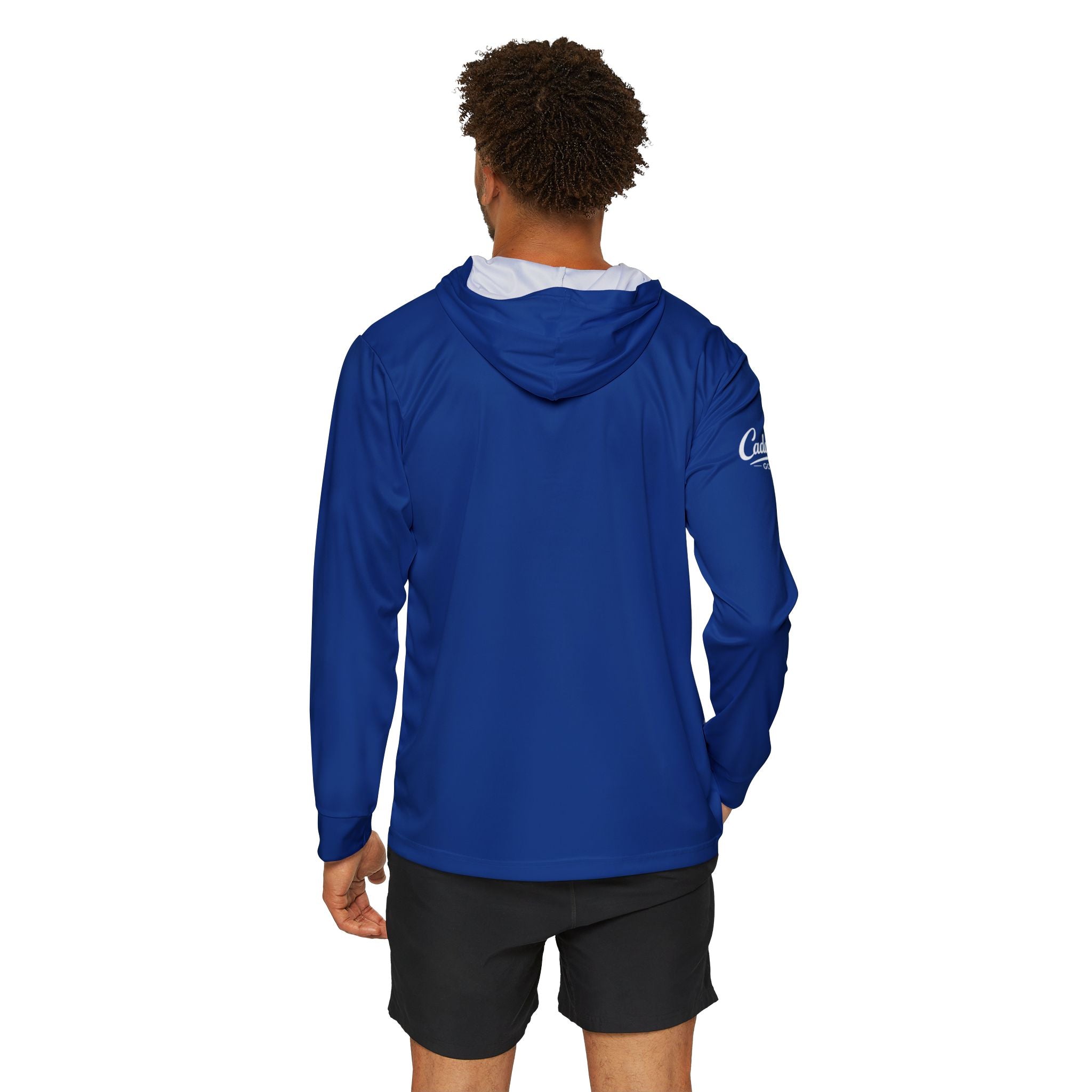Caddie Row Long Putt Warm-Up Hoodie - Dark Blue