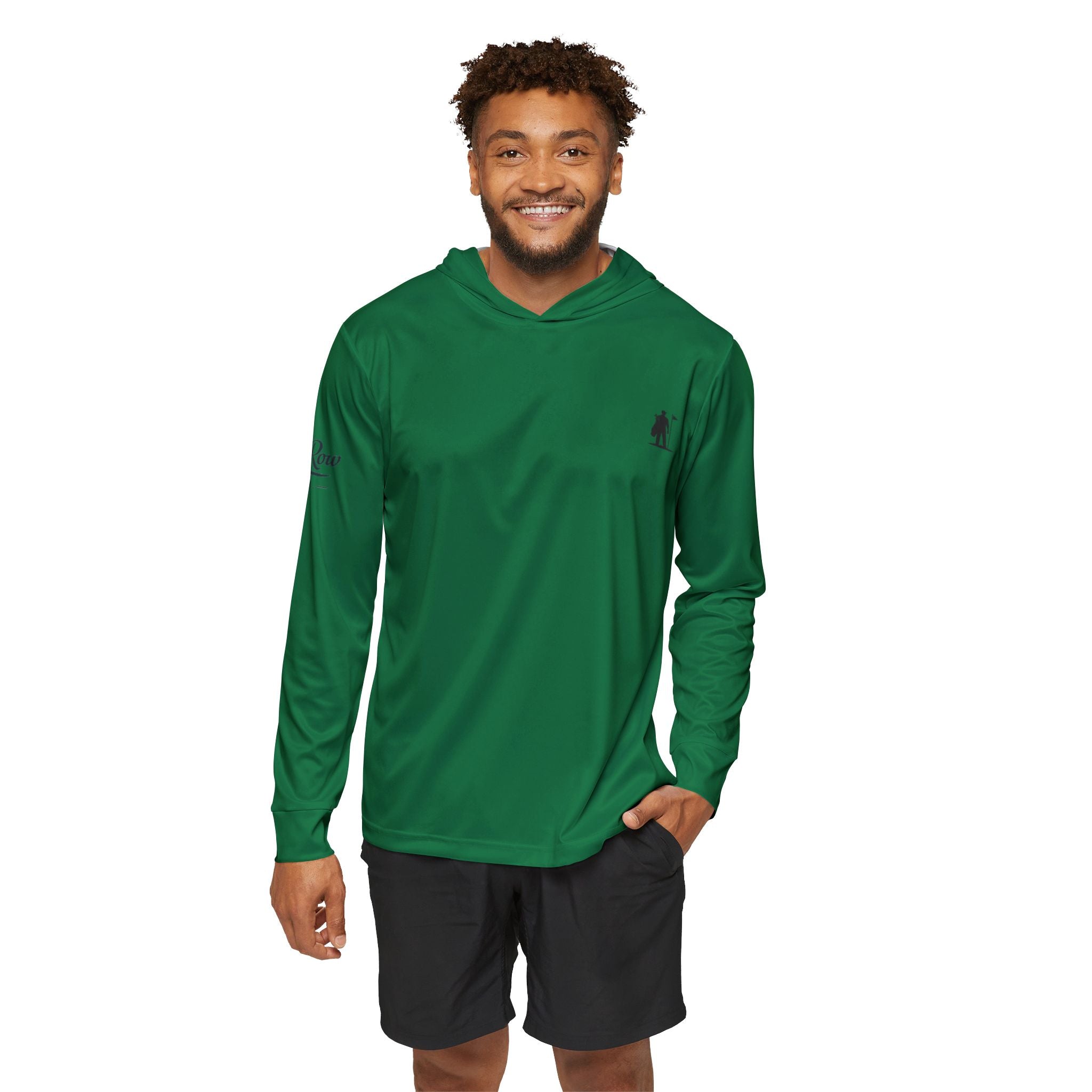 Caddie Row Long Putt Warm-Up Hoodie - Dark Green