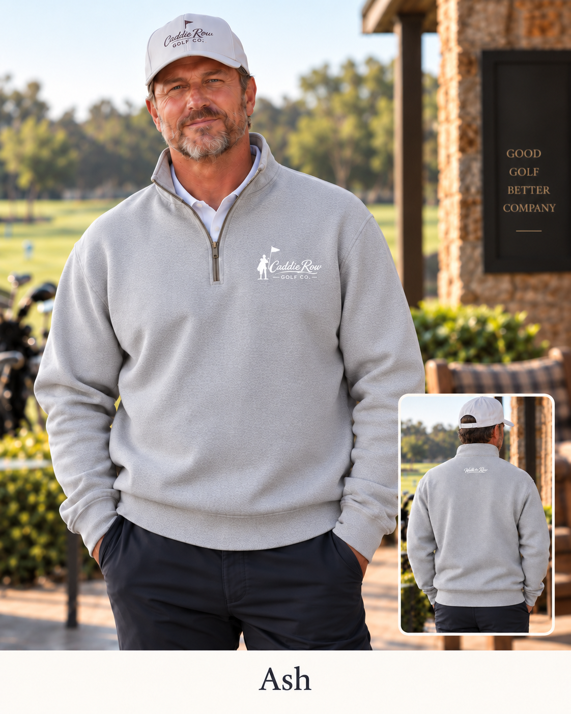 The Frost Delay Heavyweight Quarter-Zip