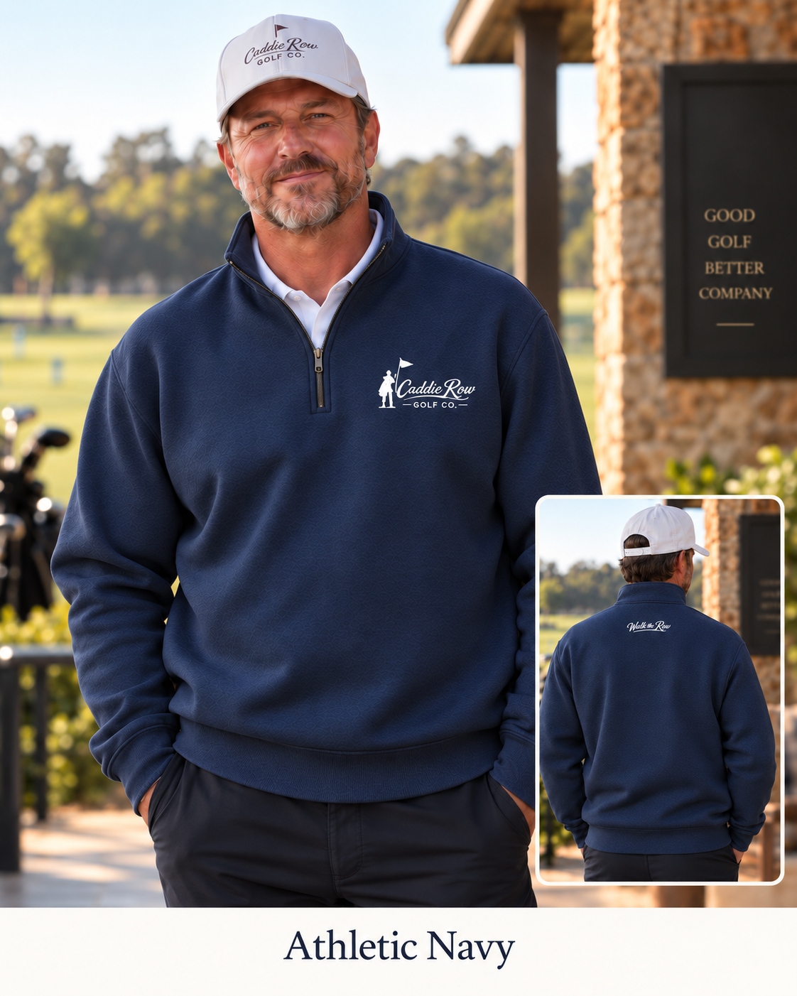 The Frost Delay Heavyweight Quarter-Zip