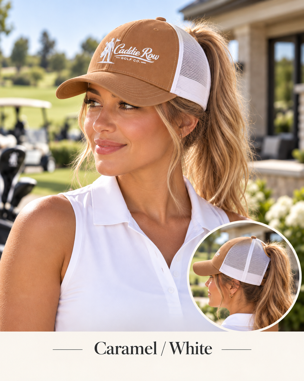 Women's -  Back Nine Ponytail Cap