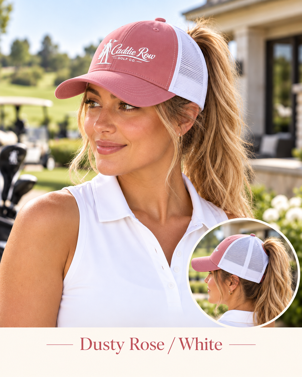 Women's -  Back Nine Ponytail Cap