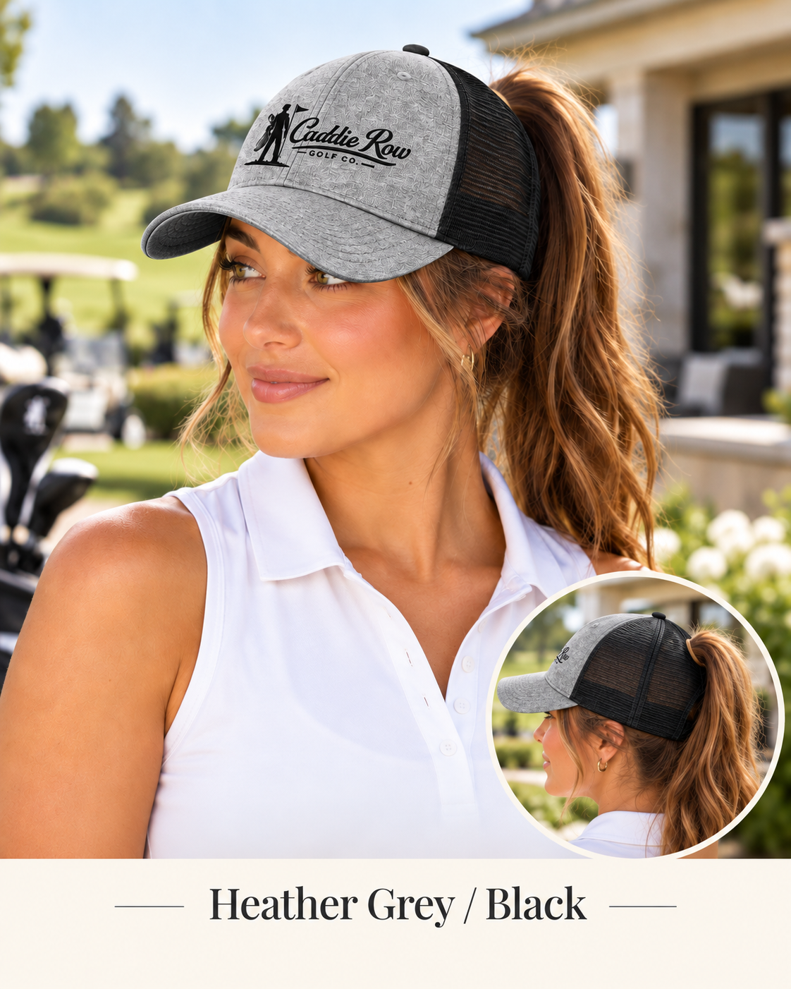 Women's -  Back Nine Ponytail Cap