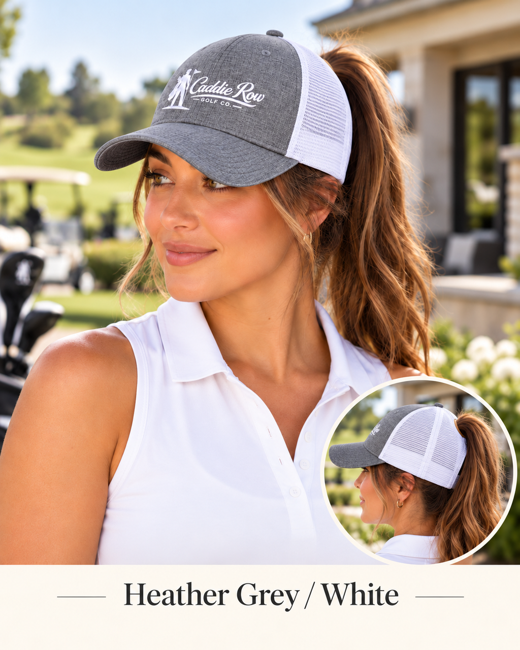 Women's -  Back Nine Ponytail Cap