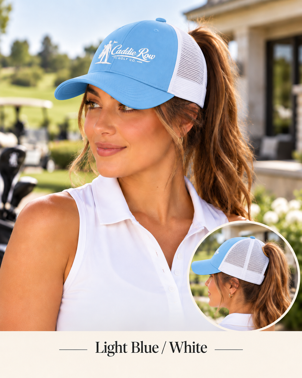 Women's -  Back Nine Ponytail Cap
