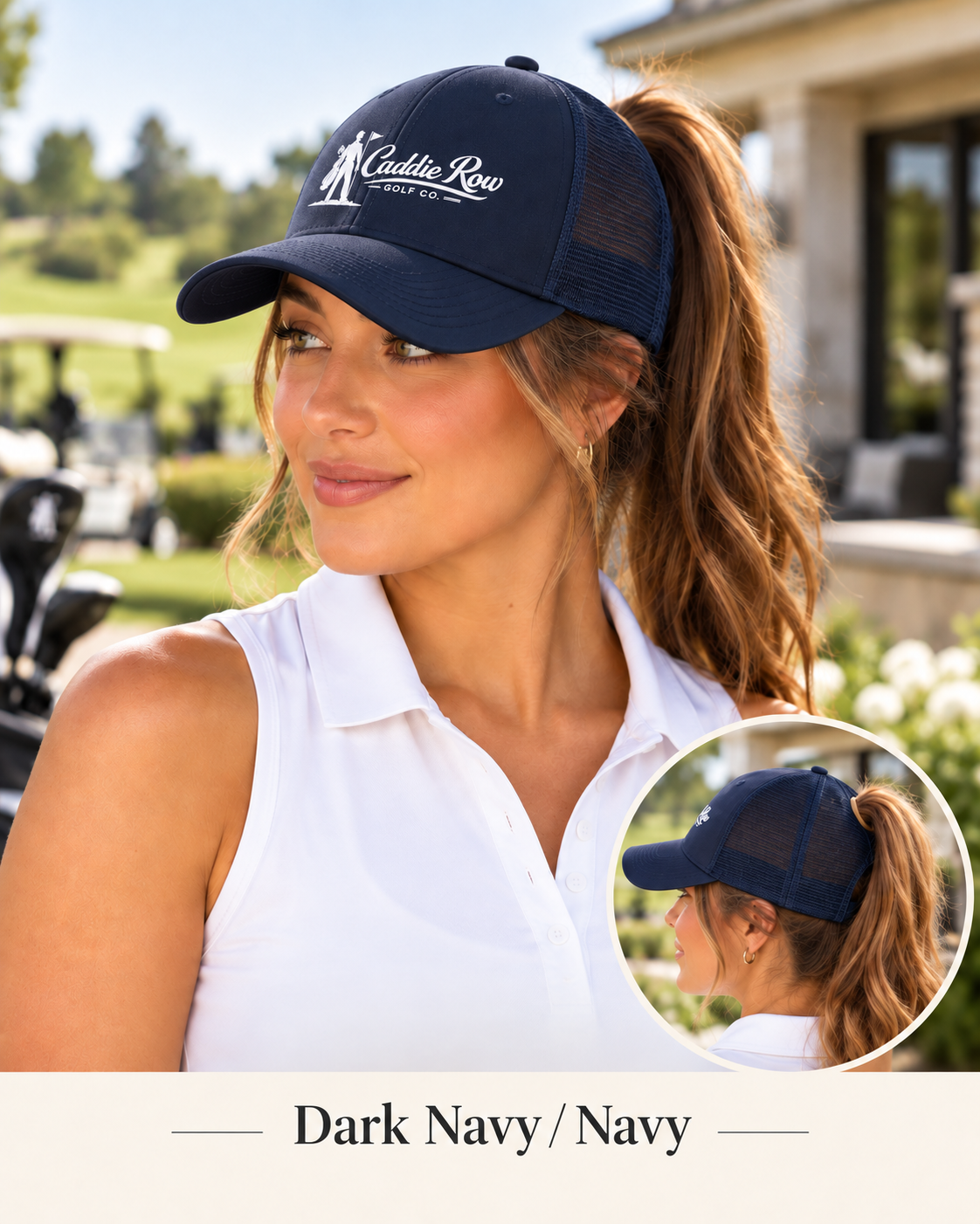 Women's -  Back Nine Ponytail Cap
