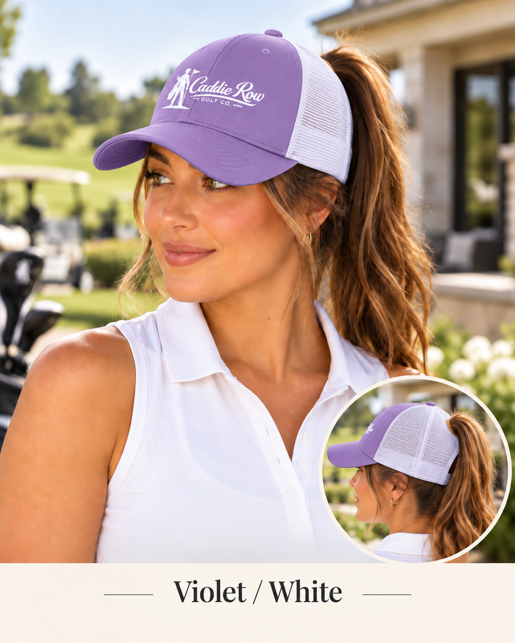 Women's -  Back Nine Ponytail Cap