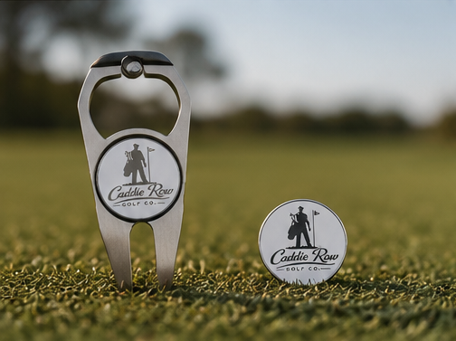 Caddie Row Golf Co. Premium Divot Tool & Ball Marker Set